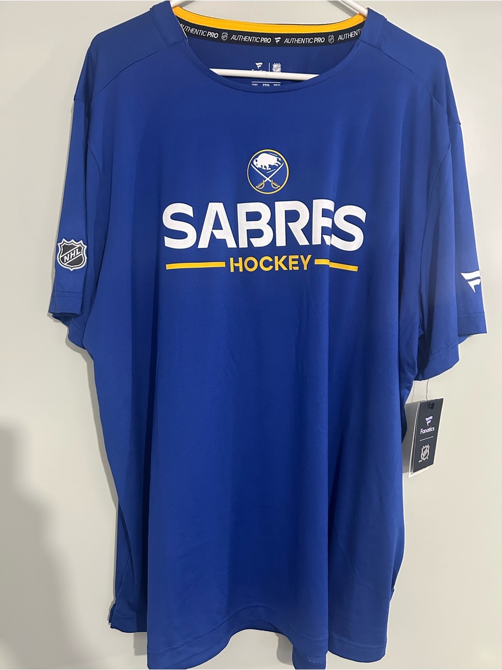 Fanatics Royal Blue Buffalo Sabres Hockey Tee